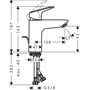 Смеситель для раковины Hansgrohe Logis 100, LowFlow, 71104000
