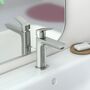 Смеситель для раковины Hansgrohe Logis Fine 110, CoolStart, с донным клапаном, 71254000