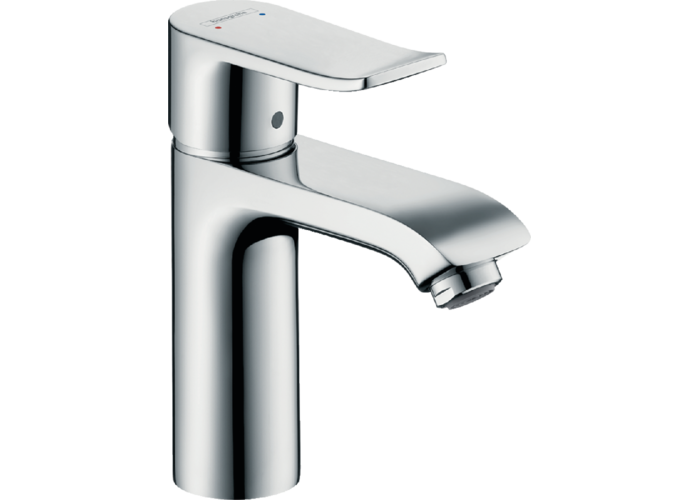 Смеситель для раковины Hansgrohe Metris 100, без сливного набора, 31203000