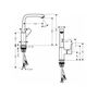 Смеситель для раковины Hansgrohe Metris 230, поворотный излив, 31081000