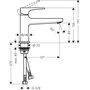 Смеситель для раковины Hansgrohe Metropol 100, 32502000