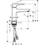 Смеситель для раковины Hansgrohe Metropol 100, Push-Open, 74500000