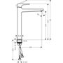 Смеситель для раковины Hansgrohe Metropol 260, Push-Open, 32512990