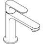 Смеситель для раковины Hansgrohe Rebris S 110, со сливным гарнитуром, хром, 72517000