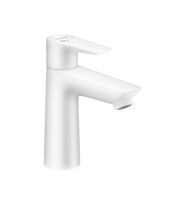 Смеситель для раковины Hansgrohe Talis E 110 CoolStart, без гарнитуры, белый матовый, 71714700