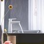 Смеситель для раковины Hansgrohe Talis E 110 CoolStart, без гарнитуры, белый матовый, 71714700