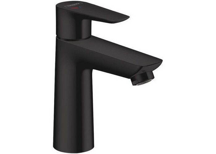 Смеситель для раковины Hansgrohe Talis E 110 CoolStart, без гарнитуры, черный матовый, 71714670