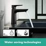 Смеситель для раковины Hansgrohe Talis E 110 CoolStart, без гарнитуры, черный матовый, 71714670