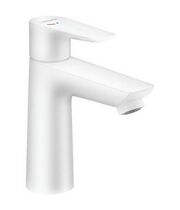 Смеситель для раковины Hansgrohe Talis E 110 CoolStart, с гарнитуром, белый матовый, 71713700