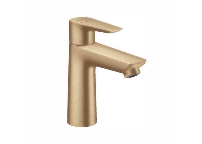 Смеситель для раковины Hansgrohe Talis E 110 CoolStart, с гарнитуром, бронза, 71713140