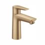 Смеситель для раковины Hansgrohe Talis E 110 CoolStart, с гарнитуром, бронза, 71713140