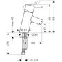 Смеситель для раковины Hansgrohe Talis S, 32031000