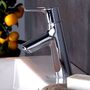 Смеситель для раковины Hansgrohe Talis S 80, без сливного набора, 72012000