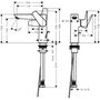 Смеситель для раковины Hansgrohe Talis Е 150, 71754670