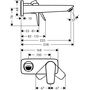 Смеситель для раковины Hansgrohe Talis Е, СМ, 71734990