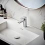 Смеситель для раковины Hansgrohe Vernis Blend 100, без набора, латунь, хром, 71580000