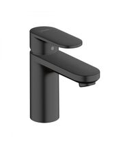 Смеситель для раковины Hansgrohe Vernis Blend 100, без набора, латунь, матовый черный, 71580670
