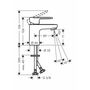 Смеситель для раковины Hansgrohe Vernis Blend 70, без набора, матовый черный, 71558670