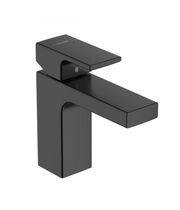 Смеситель для раковины Hansgrohe Vernis Shape 100, без набора, матовый черный, 71569670