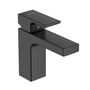 Смеситель для раковины Hansgrohe Vernis Shape 100, без набора, матовый черный, 71569670