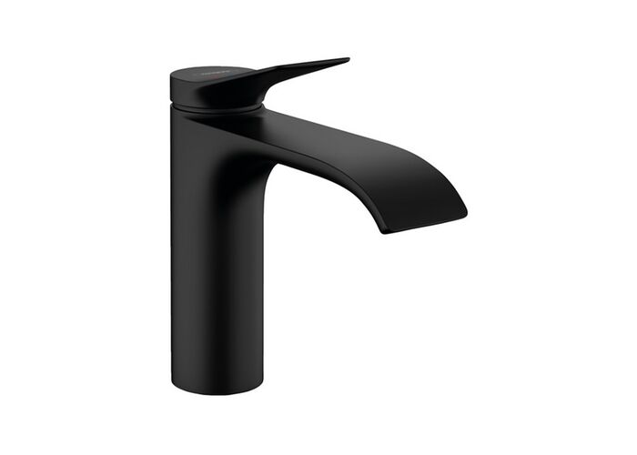 Смеситель для раковины Hansgrohe Vivenis 110, CoolStart, без гарнитуры, черный матовый, 75024670
