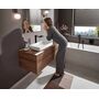 Смеситель для раковины Hansgrohe Vivenis 250, без донного клапана, черный матовый, 75042670