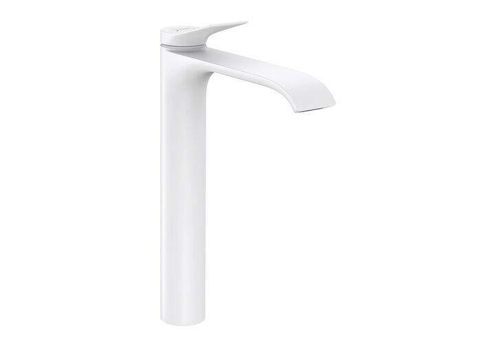 Смеситель для раковины Hansgrohe Vivenis 250, без донного клапана, матовый белый, 75042700