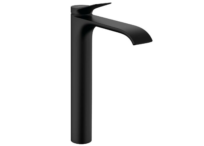 Смеситель для раковины Hansgrohe Vivenis 250, с донным клапаном, черный матовый, 75040670