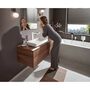 Смеситель для раковины Hansgrohe Vivenis 250, с донным клапаном, матовый белый, 75040700