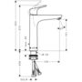Смеситель для умывальника Hansgrohe Focus 190, 31608000