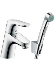 Смеситель для умывальника Hansgrohe Focus 70, гигиенический душ, 31926000