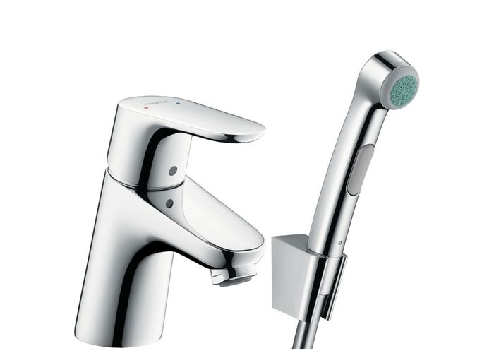 Смеситель для умывальника Hansgrohe Focus 70, гигиенический душ, 31926000