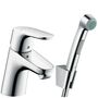 Смеситель для умывальника Hansgrohe Focus 70, гигиенический душ, 31926000