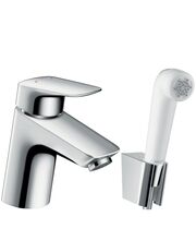 Смеситель для умывальника Hansgrohe Logis 70, гигиенический душ, 71290000