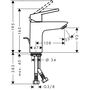Смеситель для умывальника Hansgrohe Hansgrohe Logis Loop 100, 71151000