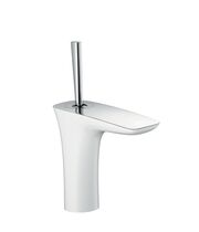Смеситель для умывальника Hansgrohe PuraVida 110, белый/хром, 15074400