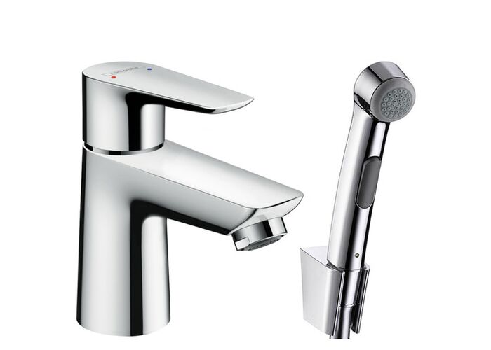 Смеситель для умывальника Hansgrohe Talis E 80, гигиенический душ, 71729000