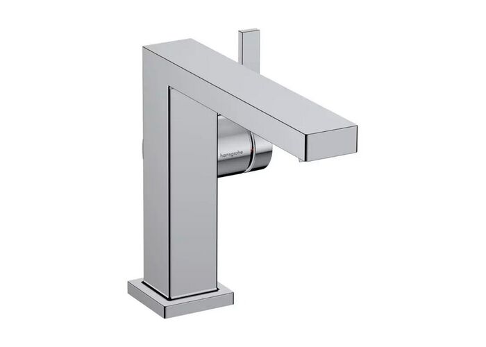 Смеситель для умывальника Hansgrohe Tecturis E 110, со сливным гарнитуром, хром, 73020000