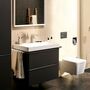 Смеситель для умывальника Hansgrohe Tecturis E 110, со сливным гарнитуром, хром, 73020000