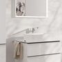Смеситель для умывальника Hansgrohe Tecturis E 240, со сливным гарнитуром, хром, 73070000