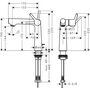 Смеситель для умывальника Hansgrohe Тalis S 140, 72113000