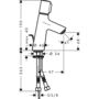 Смеситель для умывальника Hansgrohe Тalis Select S 80, 72040000