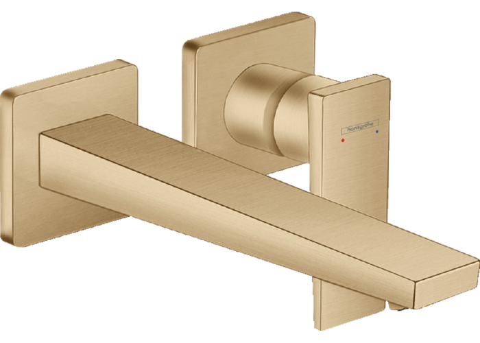 Смеситель настенный для раковины Hansgrohe Metropol, излив 225 мм, 32526140