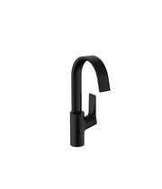 Смеситель поворотный Hansgrohe Vivenis 210, без донного клапана, черный матовый, 75032670