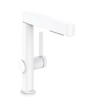 Смеситель с душем Hansgrohe Finoris 230, 2j, Push-Open, матовый белый, 76063700