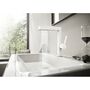 Смеситель с душем Hansgrohe Finoris 230, 2j, Push-Open, матовый белый, 76063700