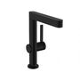 Смеситель с поворотным изливом Hansgrohe Finoris 230, Push-Open, черный матовый, 76060670