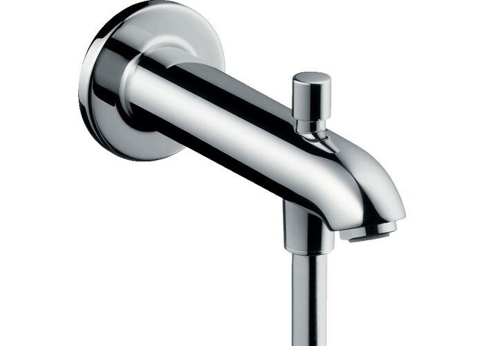 Излив на ванну Hansgrohe, 152 мм, переключатель, 13424000