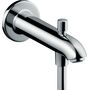Излив на ванну Hansgrohe, 152 мм, переключатель, 13424000