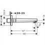 Излив на ванну Hansgrohe Metropol, 32542000